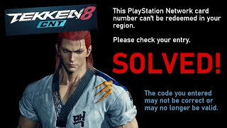 Tekken 8 CNT – solution for code not working (PS5 / wrong region) 🎮👊