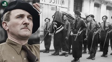 Executie van de nazi-collaborateur, verrader neergeschoten door het Franse verzet: Joseph Darnand