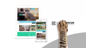 Animal Rescue Q-Tag - QR Code Pet Tag - AnimalRescue.com