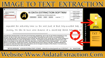 Data Entry Image to Notepad / Text Conversion Software Free Download