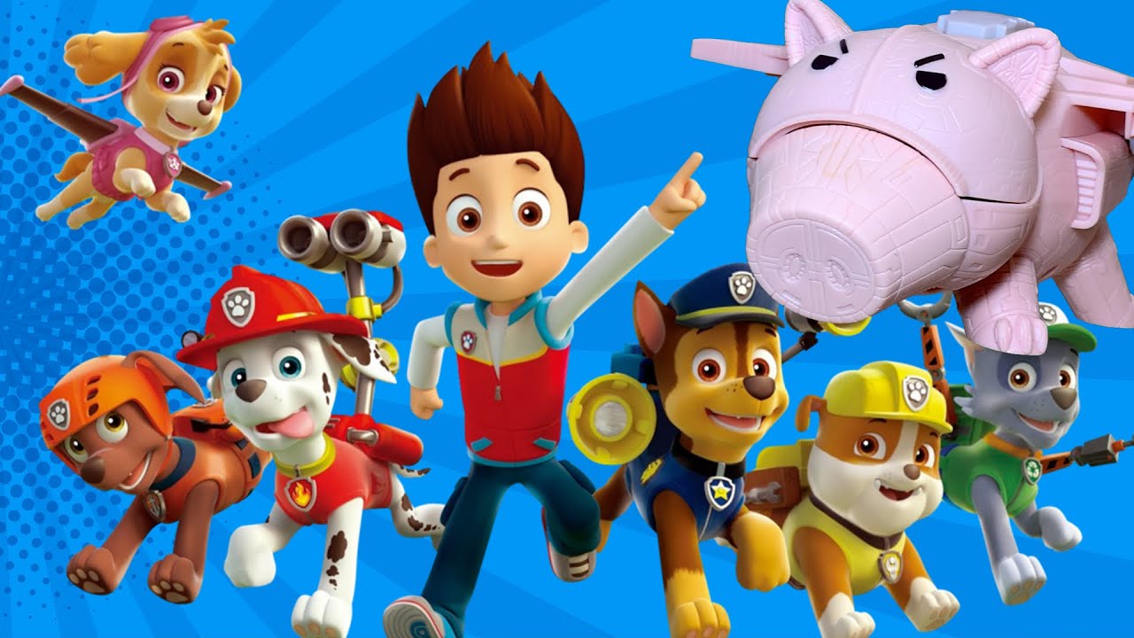 Paw Patrol and Evil Doctor Pork Chop - Pretend Play