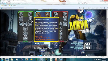 Borderlands 2 - Skill Tree Builder/Preview - Maya