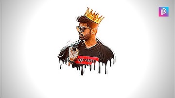 Easy Quick PicsArt Dripping Effect | PicsArt Editing Tutorial | Face Logo