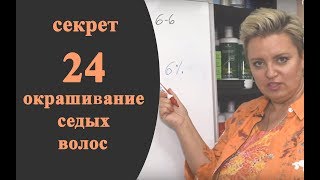 видео: Секреты колориста от Тани Шарк. Секрет №24. Как решить задачу по окрашиванию седых волос. картинка: Секреты колориста от Тани Шарк. Секрет №24. Как решить задачу по окрашиванию седых волос.