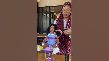 This black doll’s natural hair is full of curl power 😍