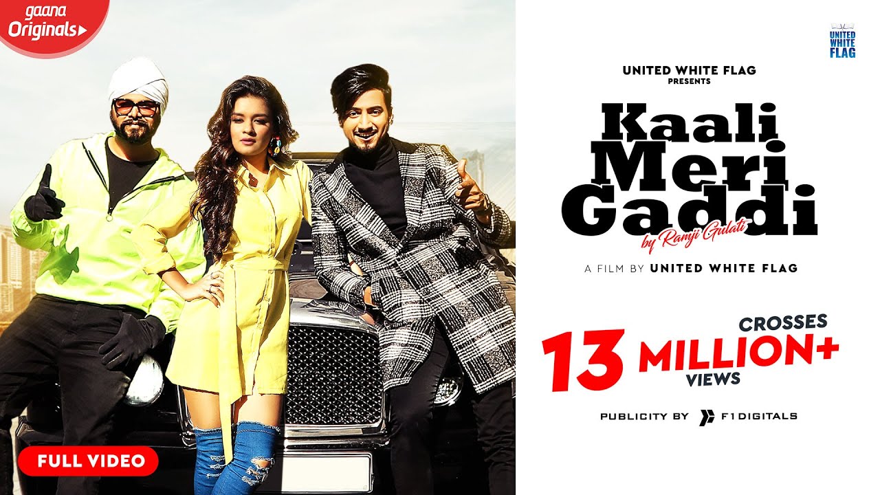 Kaali Meri Gaddi Full Video  Ramji Gulati Ft Mr Faisu  Avneet Kaur  United White Flag