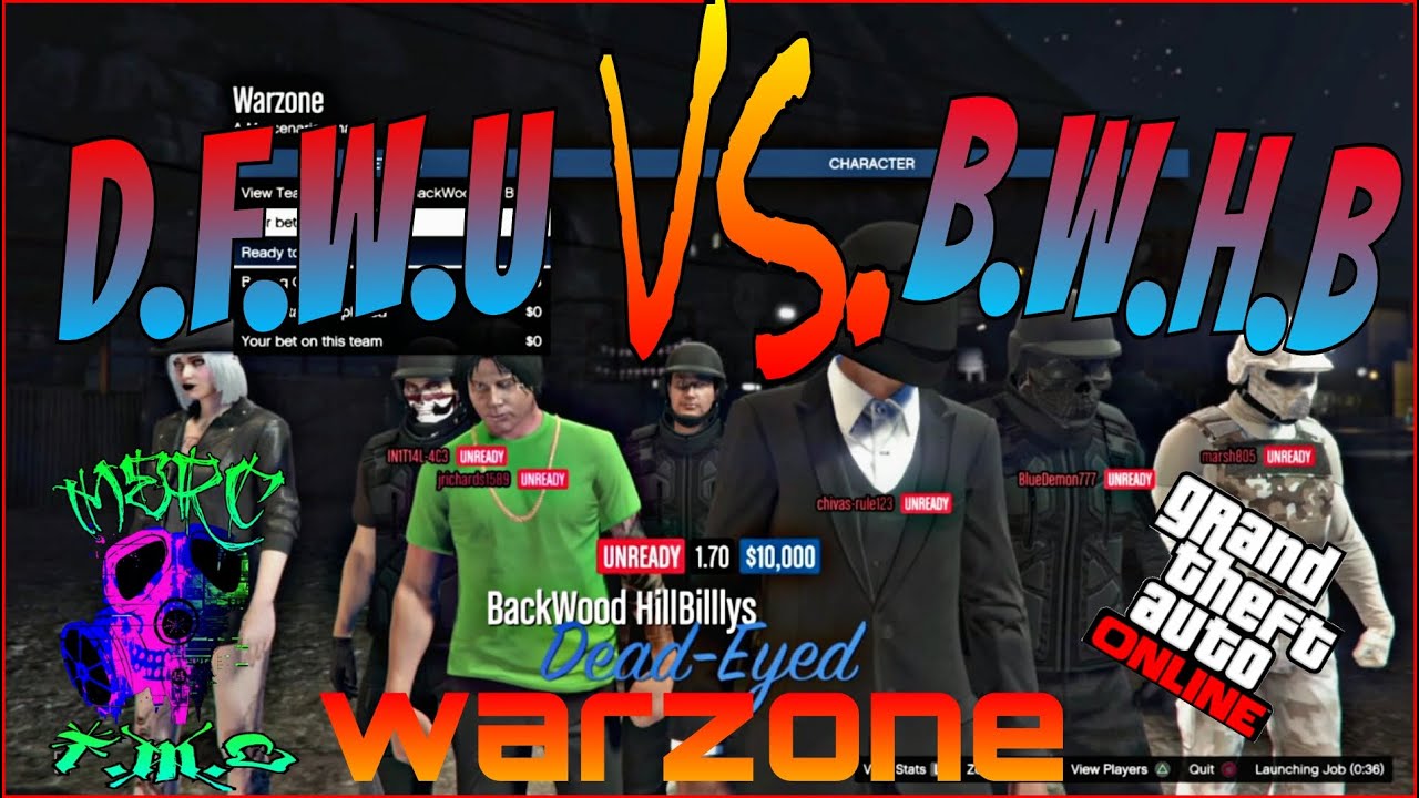 D.F.W.U VS. B.W.H.B  (  Warzone )