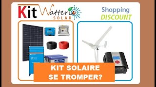 Kit solaire et éoliennes...Attention aux erreurs