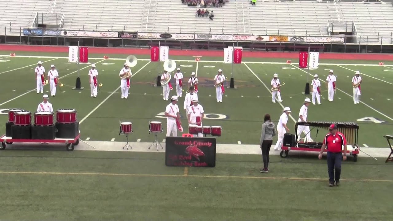 GCHS Marching Band Herriman setup... YouTube