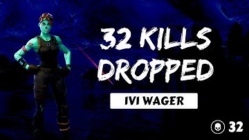 DROPPED 32 KILLS IN A 1V1 WAGER! | 32 Duo Kills | Fortnite Battle Royale