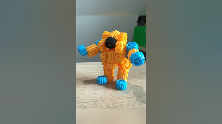 Review quá trình lắp ráp robot chiến đấu từ nắp chai sữa #căncứbímật #review #lego #diy #toys #funny