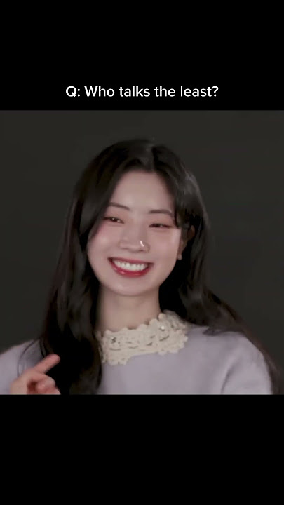 Dahyun and Mina chose each other as the person who talks the least #mihyun #twice