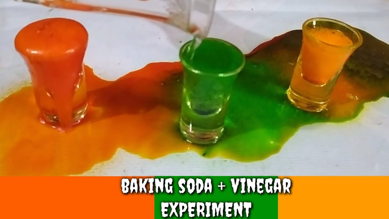 Baking Soda + Vinegar Experiment Kid's Science Experiment Amazing