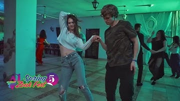 Spring Zouk Fest 5.  Aleksey Merkulov and Elizaveta Bukharova #Zouk improvisation