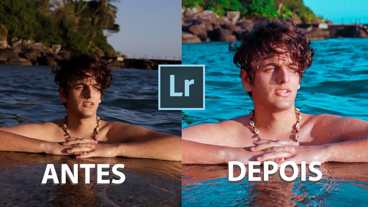 LIGHTROOM - Editando FOTOS na PRAIA pelo CELULAR (Resultado Profissional)