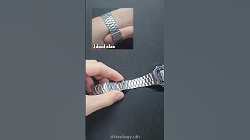 Casio A168 bracelet adjustment❗