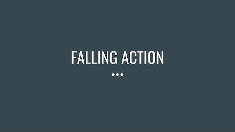 What is the FALLING ACTION of a story?
