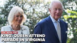 🔴LIVE | King Charles, Queen Camilla attend parade in Front Royal, Virginia