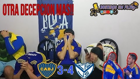 | REACCIONES DE HINCHAS | BOCA JUNIORS 3 VS VELEZ SARFIELD 4 | COPA ARGENTINA