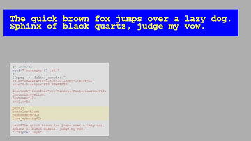 ffmpeg examples - box, boxborderw, boxcolor, line_spacing of drawtext