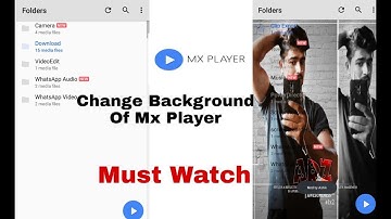 Mx player home screen  photo change in Android  easy method by Tips 4u