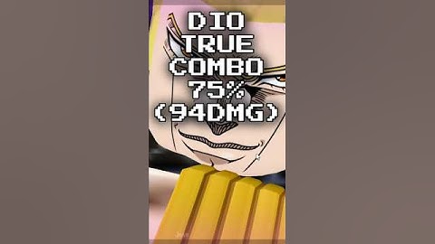 [ROBLOX] SHONEN UNLEASHED DIO TRUE COMBO (75% - 94 DMG) #roblox #anime #shonenunleashed #rblx