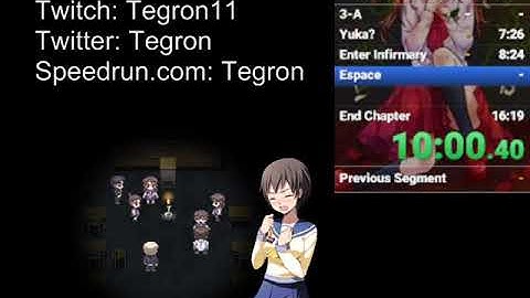 Corpse Party (PSP, iOS): Chapter 1 Any% Speedrun in 15:47