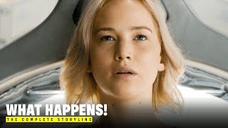 Watch what happens to AURORA LANE in the movie PASSENGERS (2016)