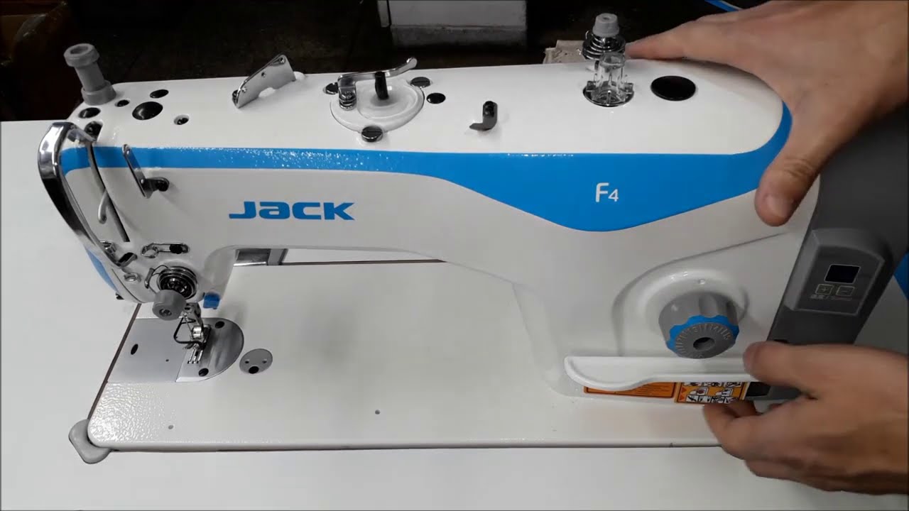 Como Colocar Óleo Na Máquina Reta Industrial Jack F4 A2 A3 A4 A5 Outras
