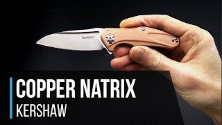 Kershaw Mini Natrix Copper D2 KVT Flipper Overview