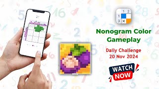 Nonogram Color Logic Puzzle Game | Daily Challenge 20 Nov 2024 #gameplay #mangosteen screenshot 5