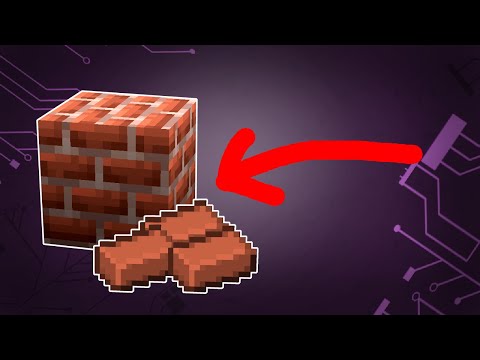 Minecraft How to Make BRICKS! 1.17.1 Tutorial