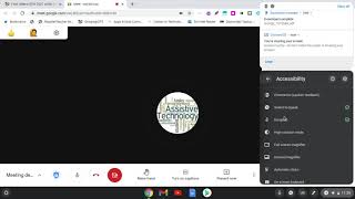 Select-to-Speak in Google Meet Chat Feature screenshot 5