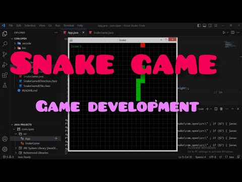 Snake game in java using swing #javaprojectswithsourcecode