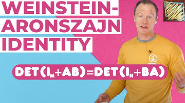 Weinstein-Aronszajn identity