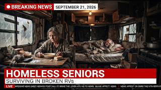 How HOMELESS Seniors Eat, Sleep & Survive Inside Broken RVs With No Money