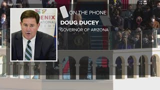 'Besides the words we heard, were the actions': Gov. Ducey attends Biden's inauguration