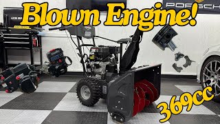 Snowblower Engine Swap || Bigger is Better