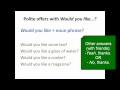 Lesson 63 - Would you like...? (polite requests and invitations) - Learn English with Jennifer