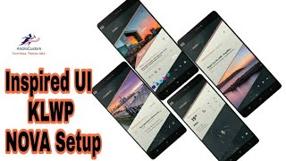 25 NOV Redefind Inspired UI KLWP NOVA SETUP