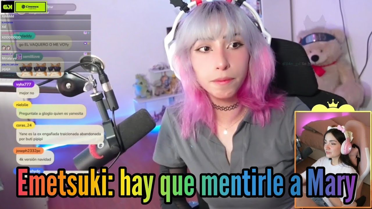Mary reacciona a emetsuki hablando sobre ella - YouTube