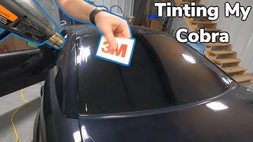 Tinting the Rear Window on My SVT Cobra - Part 1
