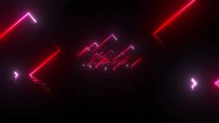 VJ LOOP NEON Geometric Corridor Abstract Background - Motion 4k Screensaver