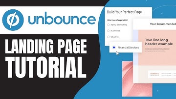 How to Create Landing Page in Unbounce (2025) | Unbounce Tutorial