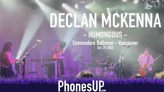 Humongous - Declan McKenna Live - Vancouver - 10/29/23 - PhonesUP