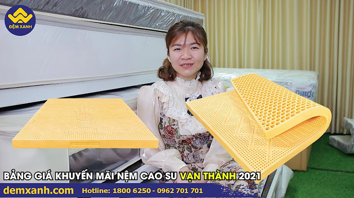 Nệm cao su vạn thành giá bao nhiêu năm 2024