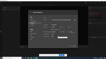 Google web designer - Creating a new html page