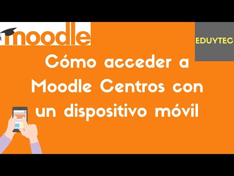 Cómo acceder a Moodle Centros con dispositivo móvil