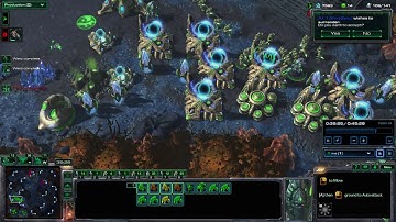 A Neural Network playing StarCraft II