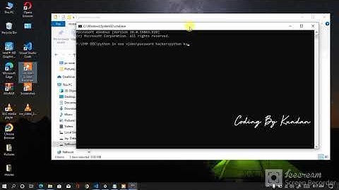 Password Hack By Python Coding